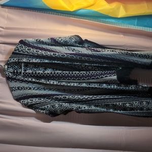 Cozy purple shawl